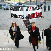 le 23-10-2007 gréve des avocats TGI Amiens