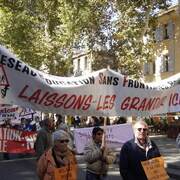 Manifestation de soutien à Florimond Guimard (Aix en Provence le 22 octobre 2007)