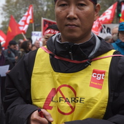 ouvrier coréen de chez Lafarge