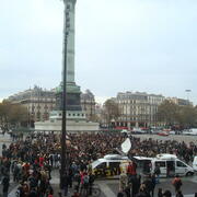 Rassemblement place de la Bastille