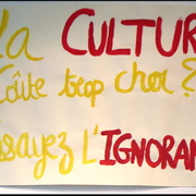 La culture coûte trop cher?