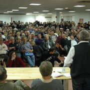 Meeting unitaire contre le traité à Montpellier, le 6 décembre.