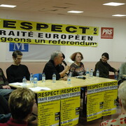 Meeting unitaire contre le traité à Montpellier, le 6 décembre.