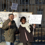 RESF Versailles manifestants