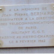 Plaque 18 Bd de Vaugirard Paris