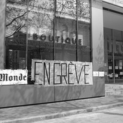 Journal ‘Le Monde’ en grève 17 avril 2008
