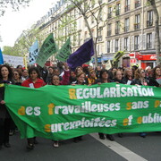 Droits devants avec les travailleuss sans papiers