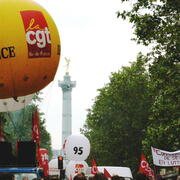 Manifestation contre la réforme des retraites .22 mai 2008.Paris