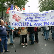 Manifestation contre la réforme des retraites .22 mai 2008.Paris