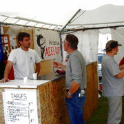 Fête Huma 2007 stand Adelante Nicaragua
