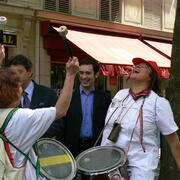 Manifestation contre la réforme des retraites . 17 juin 2008