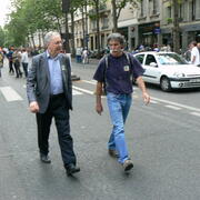 Manifestation contre la réforme des retraites . 17 juin 2008