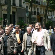 Manifestation contre la réforme des retraites . 17 juin 2008