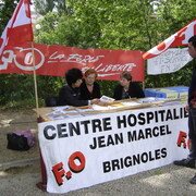 Journée de défense des services publics à Brignoles (83) samedi 14 juin 2008