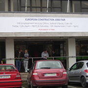 Cork, 13 Septembre 2008. Recrutement européen pour les travailleurs de la construction.