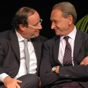 Meeting Delanoë-Hollande, le 16 septembre 2008, à Cergy.
