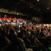 Meeting Delanoë-Hollande, le 16 septembre 2008, à Cergy.