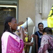 La manif commence