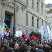 Devant le rectorat