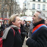 6/02/07 Brigitte Wieser et Jacques Daguenet, Conseiller de Paris PCF