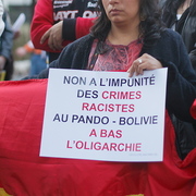 Solidarité avec Evo Morales