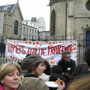 16/03/07 Fête devant l'eglise St-Bernard