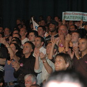 Rassemblement des partisans de Ségolène Royal, le 27 septembre 2008, au Zénith de Paris