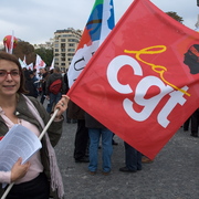 Drapeau de la CGT de Corse