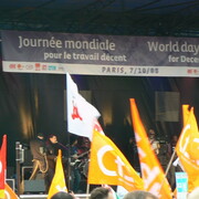 Journée d'action syndicale mondiale 7 oct.2008