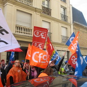 Drapeaux syndicaux personnel de Manpower