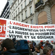 Manifestation pour les retraites 16 oct. 2008