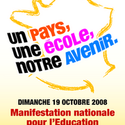 Annonce manif éducation