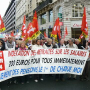 Manifestation pour les retraites 16 oct. 2008