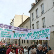 Manifestation pour les retraites 16 oct. 2008