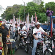 Asuncion Partisans de Lino Oviedo - motards