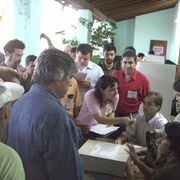 Asuncion 20/04/08 ouverture des bureaux de vote