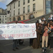 27/06/08 Salariées sans-papiers à l'Opéra Bastille