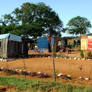 paraguay cabane de sans toit à Carmen Soler
