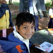 Paraguay Enfant en classe à Carmen Soler