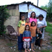 Paraguay famille monoparentale à san antonio