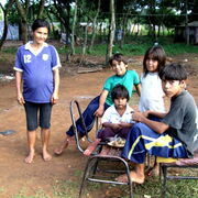 Paraguay famille monoparentale à Carmen Soler