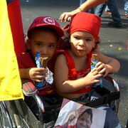 venezuela Manifestation pour le Si au réferendum constitutionnel