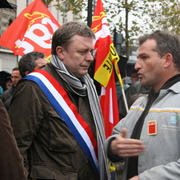 manif Renault Sandouville (Le Havre) 8 novembre 2008