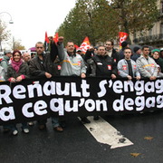 manif Renault Sandouville (Le Havre) 8 novembre 2008