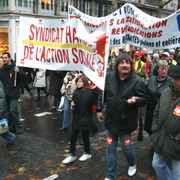manif Renault Sandouville (Le Havre) 8 novembre 2008