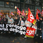 manif Renault Sandouville (Le Havre) 8 novembre 2008