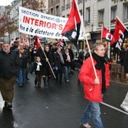 manif Renault Sandouville (Le Havre) 8 novembre 2008