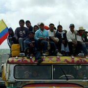 La Minga arrive à Bogota
