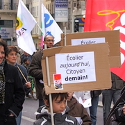 Manif Éducation Marseille 17/01/09