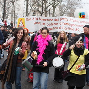 Manif éducation 17 janvier 2009 à Paris